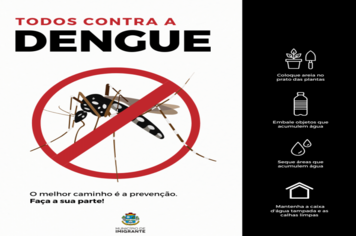 Município emite alerta sobre a proliferação do mosquito da Dengue