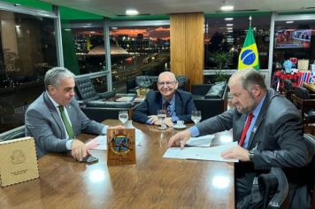 Prefeito Germano Stevens esteve em Brasília para buscar recursos para diversas áreas