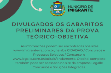 Divulgado gabarito e prazo de recurso do Concurso e Seleção Pública de Imigrante