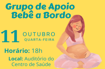 Grupo Bebê a Bordo terá encontro no dia 11