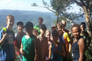 Grupo de alunos visitou o Johannes Fels