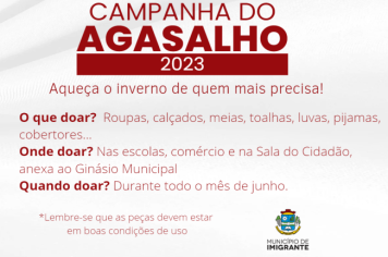 Campanha do agasalho 2023 se intensifica