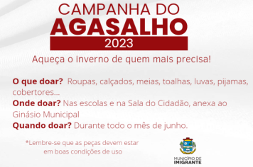 Campanha do Agasalho 2023