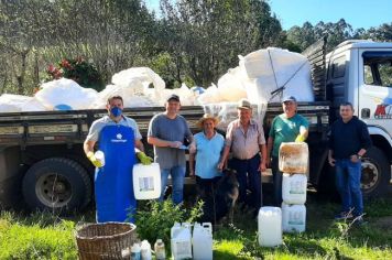 Agricultura realiza coleta de embalagens de agrotóxicos