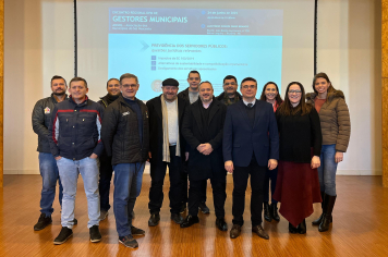 Gestores e servidores de Imigrante participam de encontro sobre Previdência dos Servidores Públicos