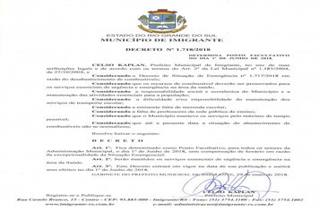 Imigrante terá ponto facultativo no dia 1º de junho