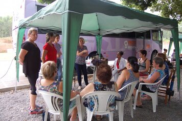 Ônibus Lilás marcou ações contra violência doméstica em Imigrante