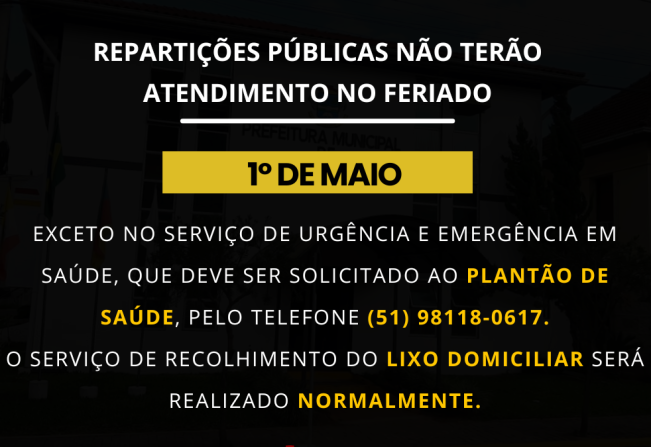 Feriados alteram expediente de repartições públicas