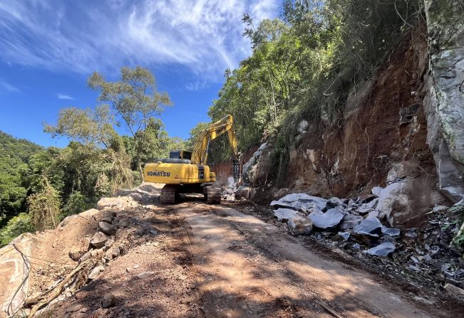 Obras de alargamento são realizadas na Linha Garibaldi