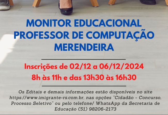 Termina hoje o prazo de três Processos Seletivos de contrato temporário na Educação