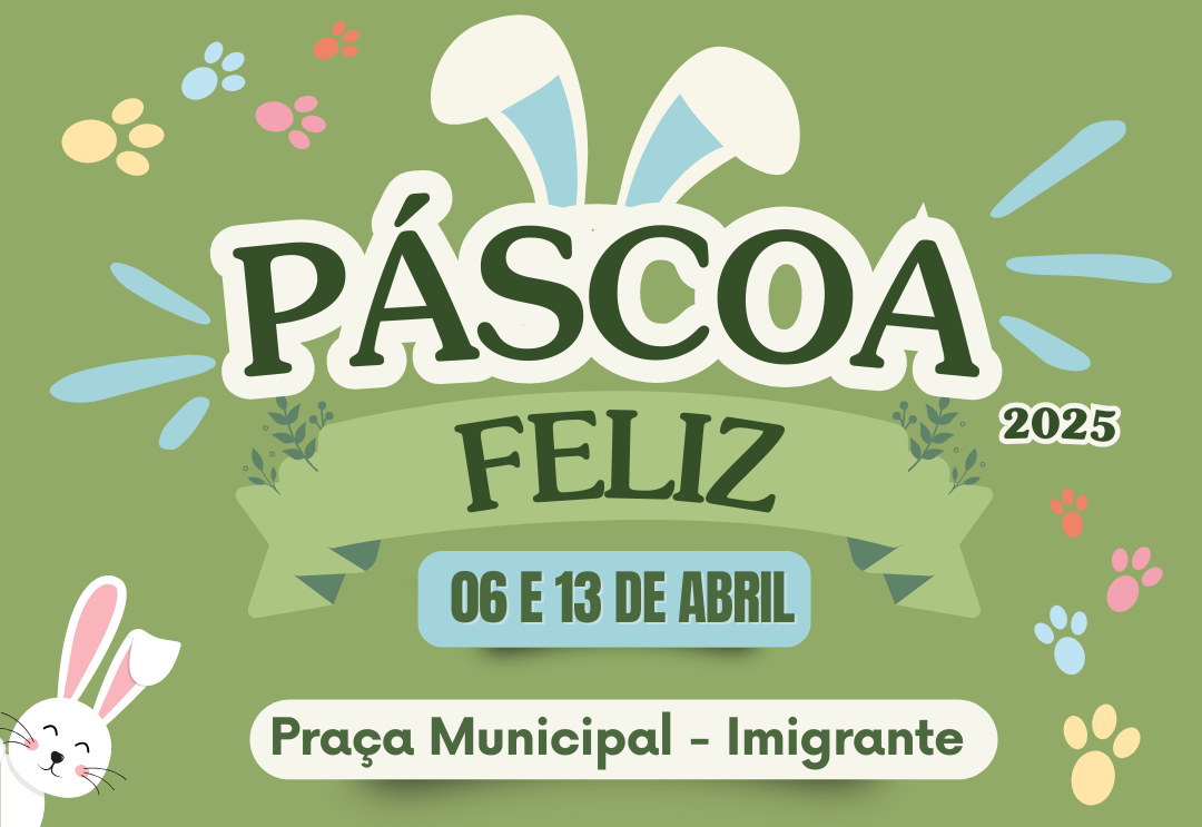 Páscoa será celebrada com música, diversão e Caça ao Ninho em Imigrante
