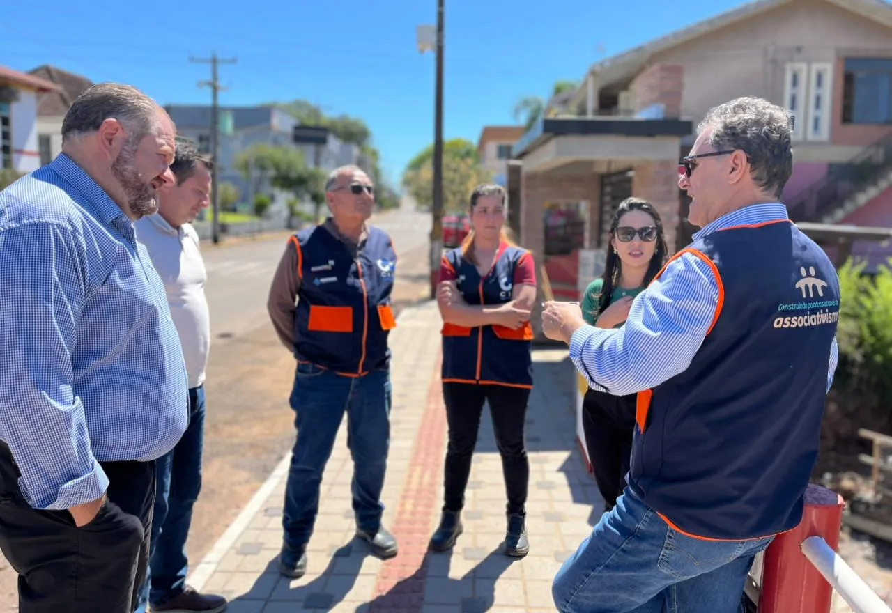 CIC Vale do Taquari acompanha obras em andamento em Imigrante