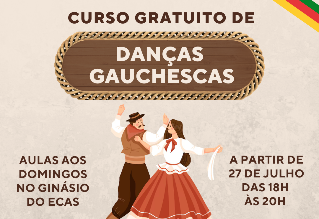 Imigrante oferece curso gratuito de Danças Gaúchas para a comunidade
