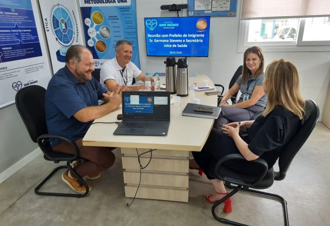Hospital Ouro Branco apresenta estrutura e avanços para Prefeitura de Imigrante