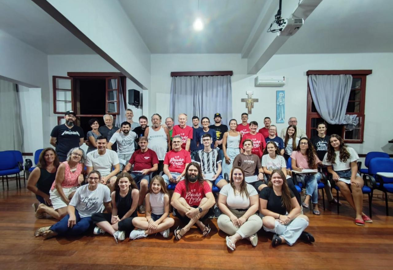 Elenco da Paixão de Cristo inicia ensaios para a XIX edição do espetáculo em Imigrante