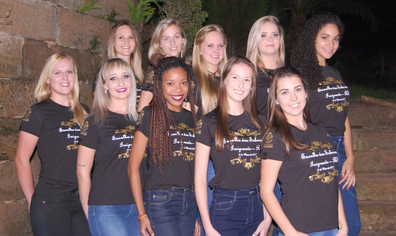 Dez candidatas participam da Escolha das Soberanas de Imigrante