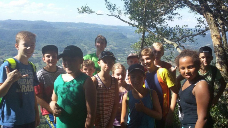 Grupo de alunos visitou o Johannes Fels
