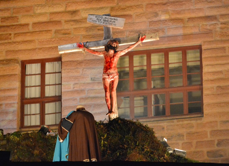 Chuva na região não impediu a realização da Paixão de Cristo de Imigrante