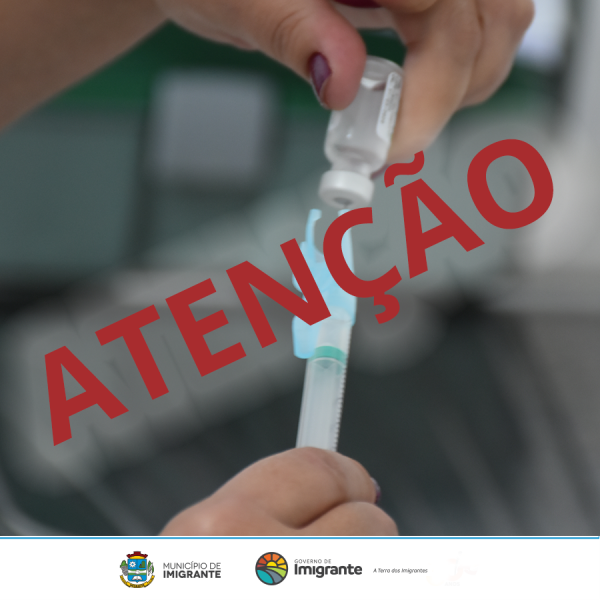 Salas de vacina estarão fechadas nesta sexta-feira, 24 de maio