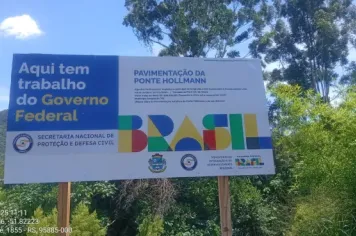 Pavimentação da Ponte do Hollmann e do seu entorno